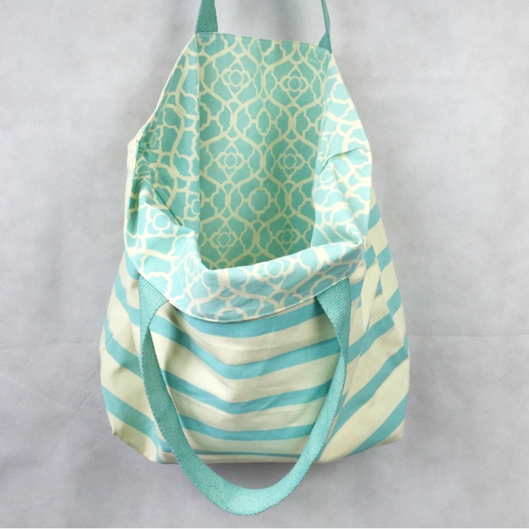 Shell Striped Tote Bag - The Joneses Limited